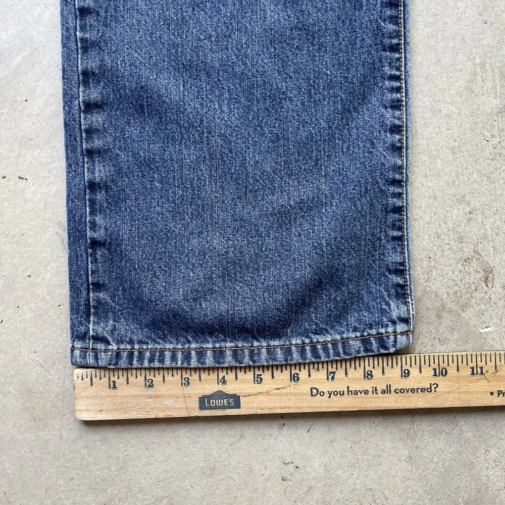 Vintage Diesel Straight Bootcut Dark Jeans Japanese Y2K Style Size 36 Button Fly